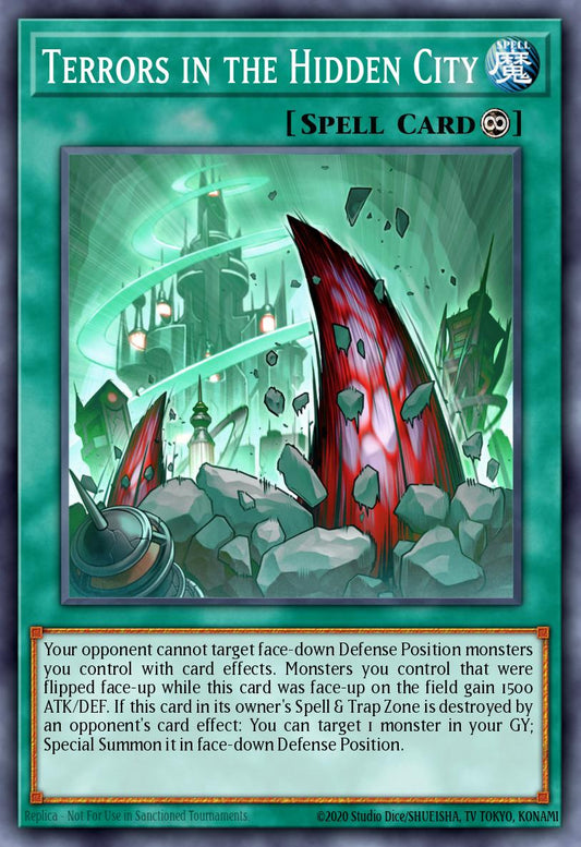 PHRE-EN054 “Terrors in the Hidden City" Super Rare