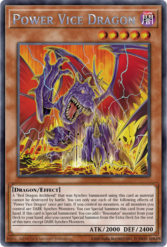 BLZD-EN002 "Power Vice Dragon" Secret Rare