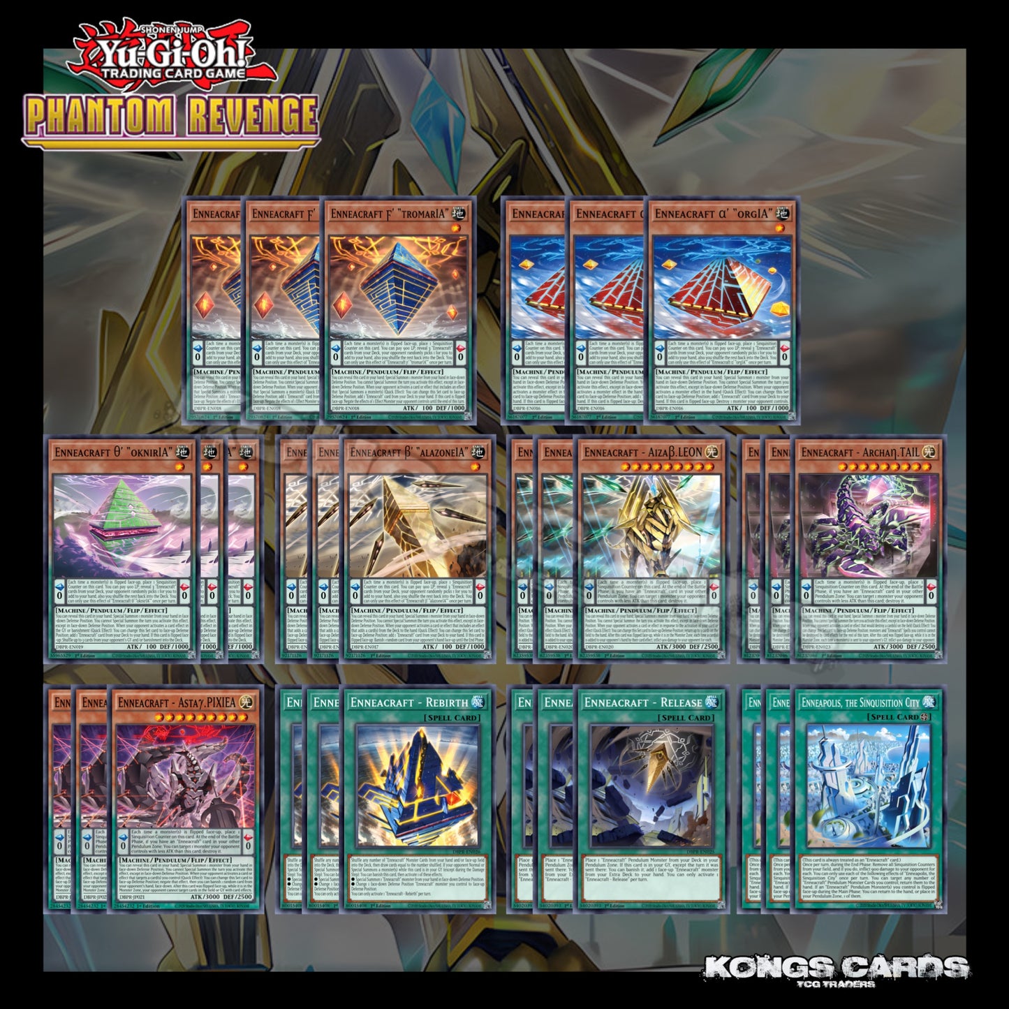 Enneacraft Super Rare & Rare Deck Core PHRE 30 Cards