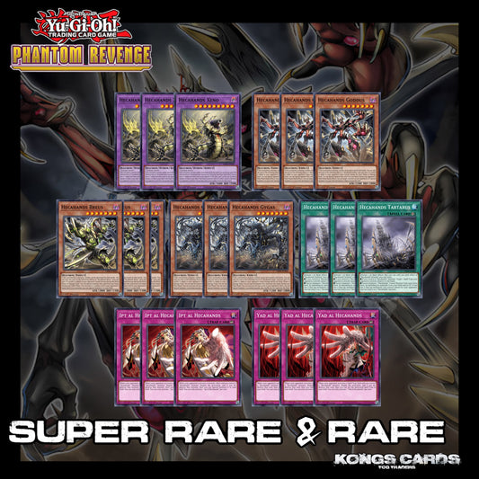 Hecahands Super Rare & Rare Deck Core PHRE 21 Cards