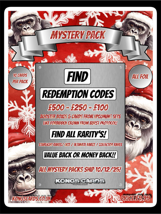 Kongs Mystery Pack 2025 - 10 Foil Cards Per Pack!