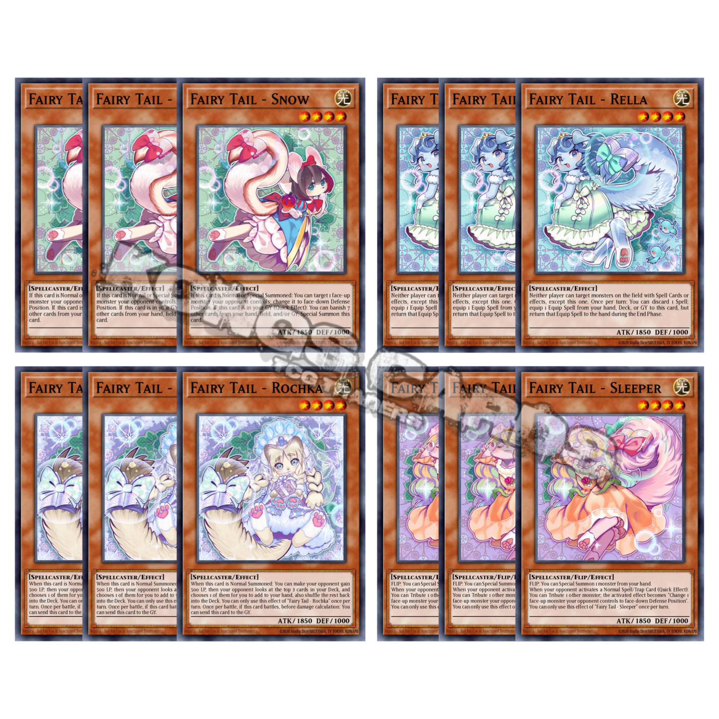 Fairy Tail Deck Core BLGG 12 Cards