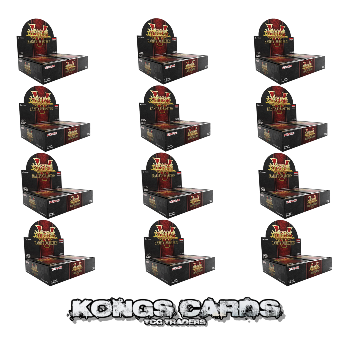Yu-Gi-Oh! Rarity Collection V 12 Booster Box CASE (24 packs)