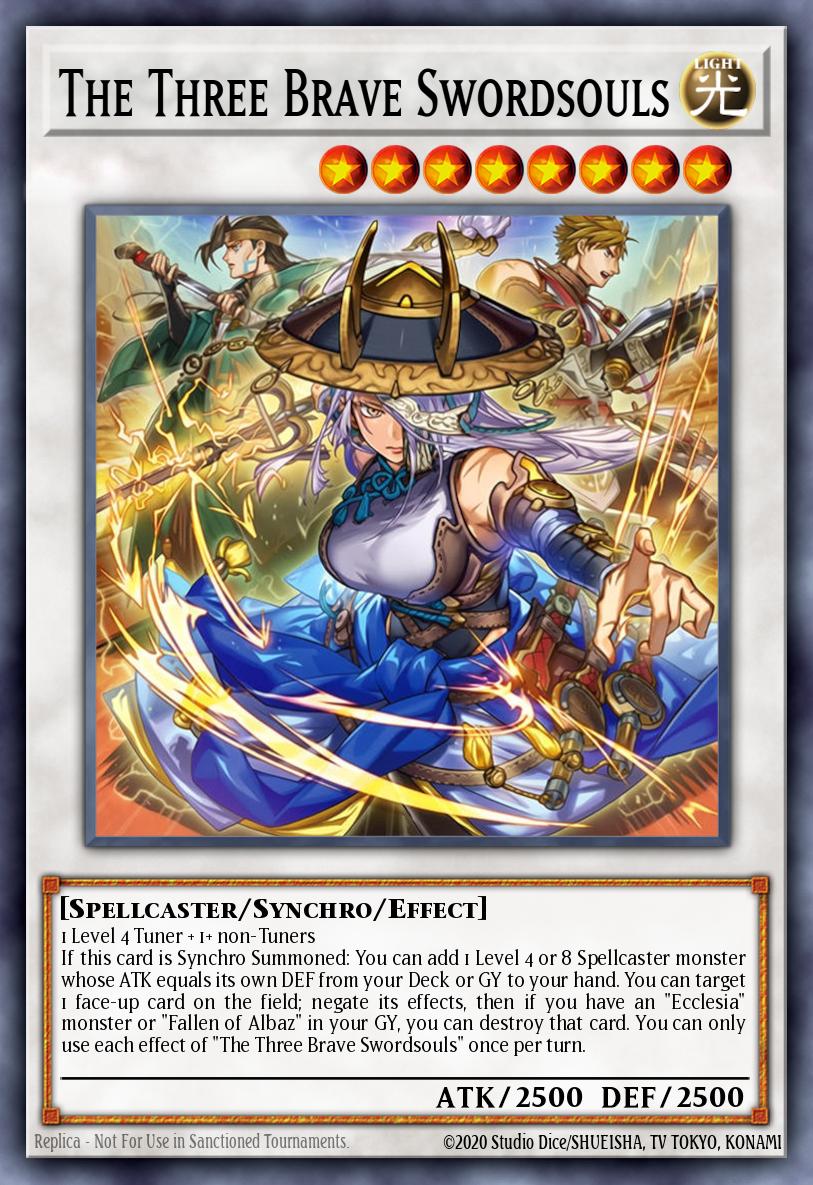 CORI-EN100 The Three Champions of Swordsoul Super Rare
