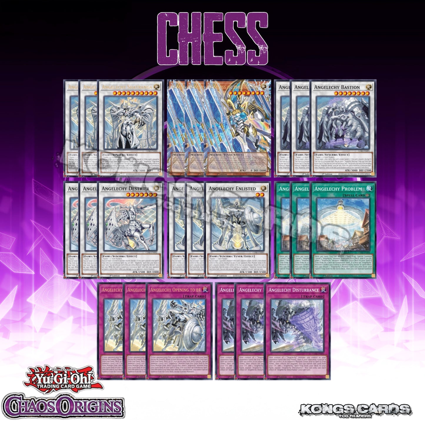 Chess Deck Core 24 Cards CORI TCG EXCLUSIVE Extended Art Version