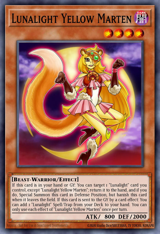 LAVD-ENL08 Lunalight Yellow Marten Secret Rare PROMO