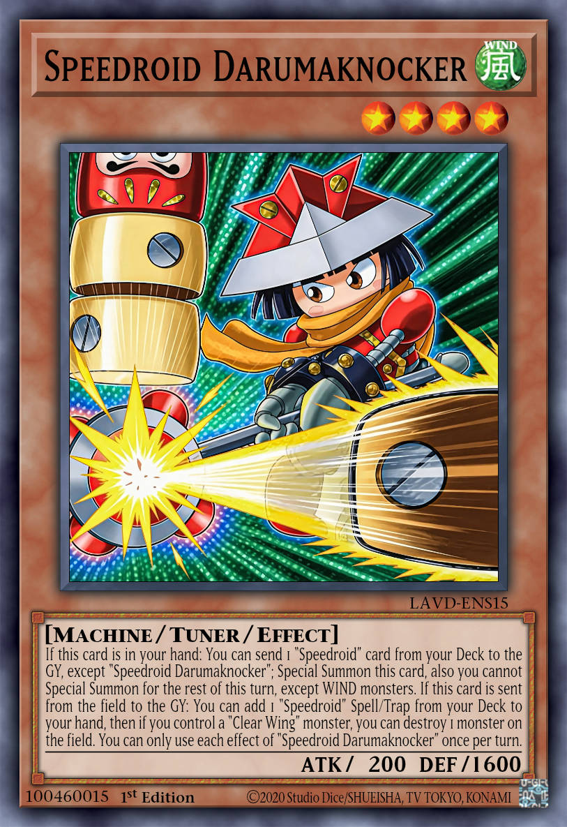 LAVD-ENS15 Speedroid Darumaknocker Secret Rare PROMO