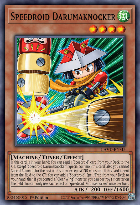 LAVD-ENS15 Speedroid Darumaknocker Secret Rare PROMO