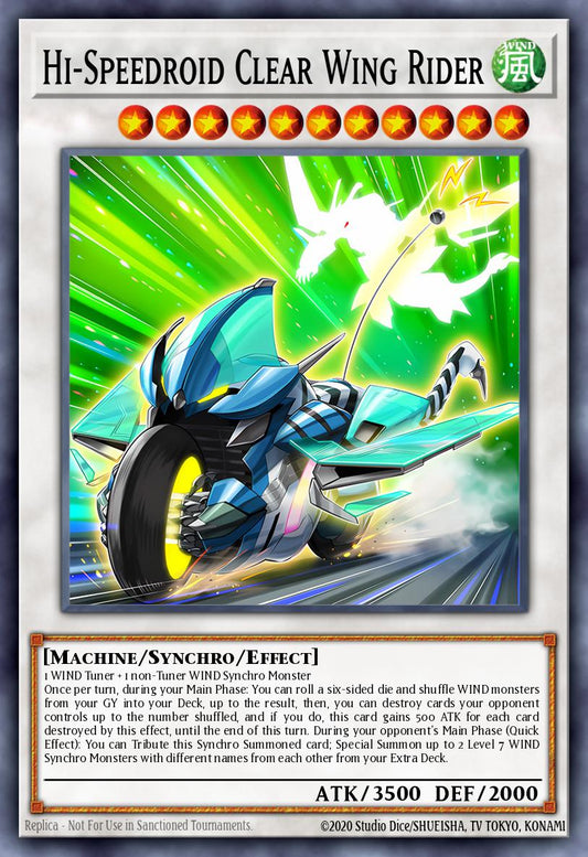 LAVD-ENS33 Hi-Speedroid Clear Wing Rider Secret Rare PROMO