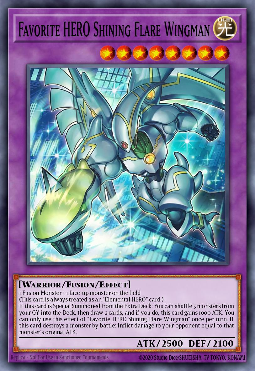 MAMO-EN004 "Favorite HERO Shining Flare Wingman" Ultra Rare