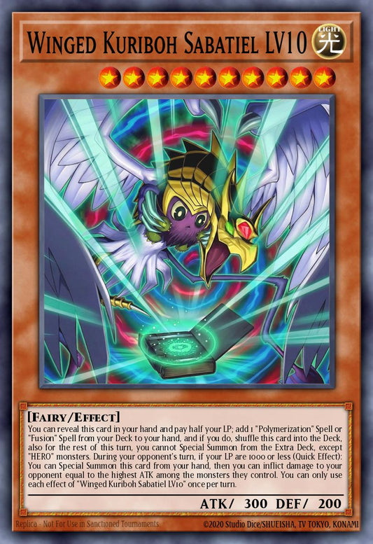 MAMO-EN006 "Winged Kuriboh Sabatiel LV10" Ultra Rare