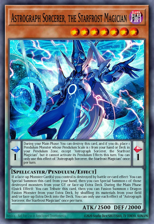 MAMO-EN015 "Astrograph Sorcerer, the Starfrost Magician" Ultra Rare