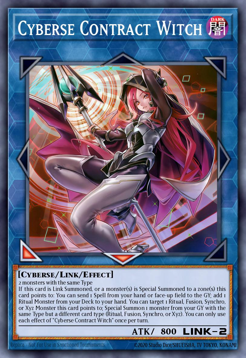 MAMO-EN018 "Cyberse Contract Witch" Ultra Rare