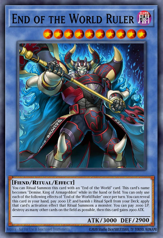 MAMO-EN121 “End of the World Ruler" Secret Rare