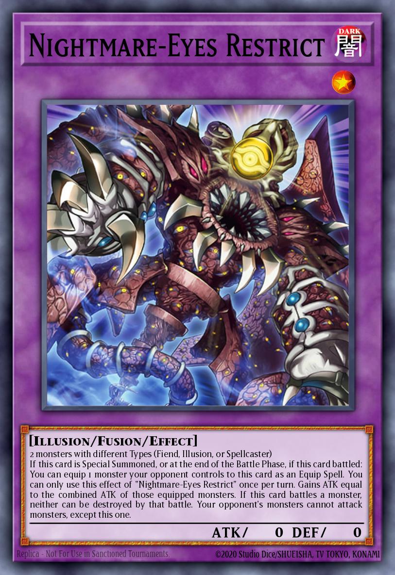 MAMO-EN “Nightmare-Eyes Restrict" Secret Rare
