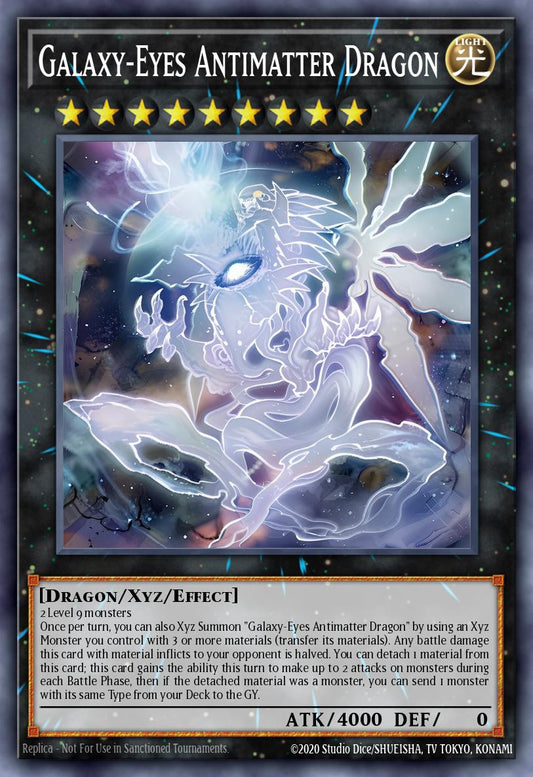 MAMO-EN124 “Galaxy-Eyes Antimatter Dragon" Secret Rare