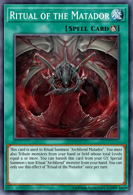 MZMU-EN024 Ritual of the Matador Rare