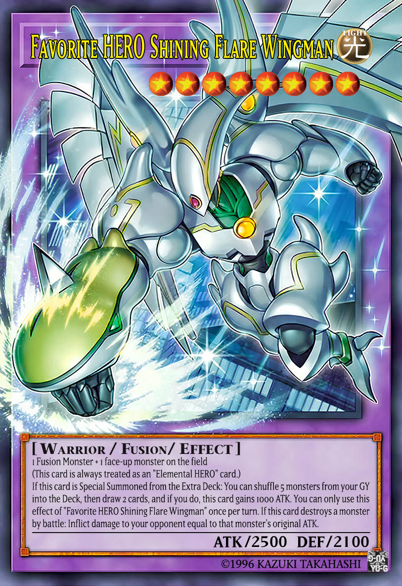 MAMO-EN004 "Favorite HERO Shining Flare Wingman" Extended Art Ultra Rare