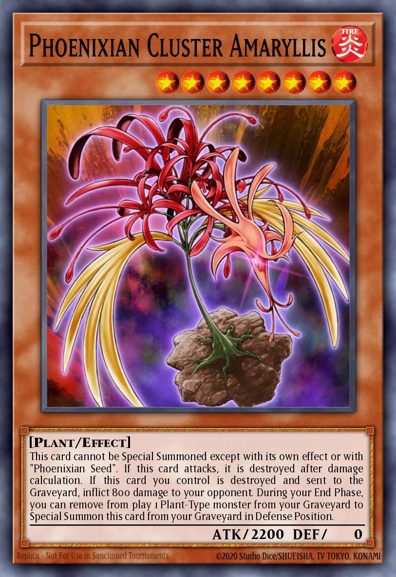 RA04-EN136 "Phoenixian Cluster Amaryllis" Choose Your Rarity