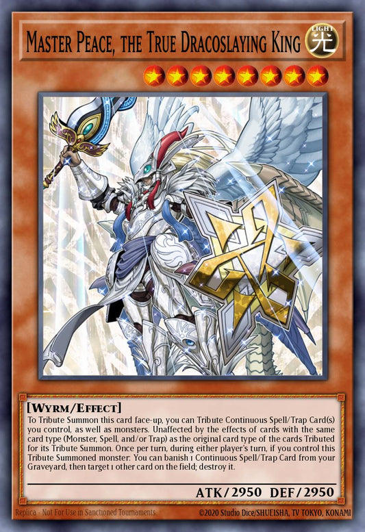 RA04-EN283 “Master Peace, the True Dracoslaying King" Choose Your Rarity
