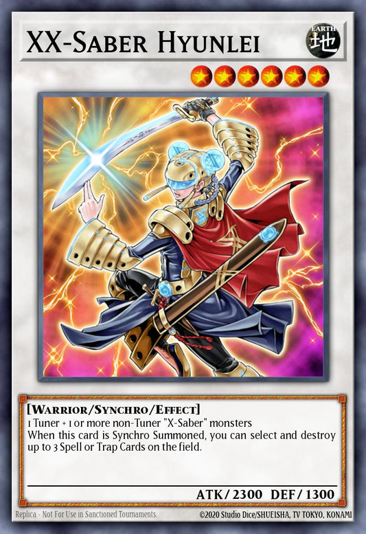 RA04-EN140 "XX-Saber Hyunlei" Choose Your Rarity