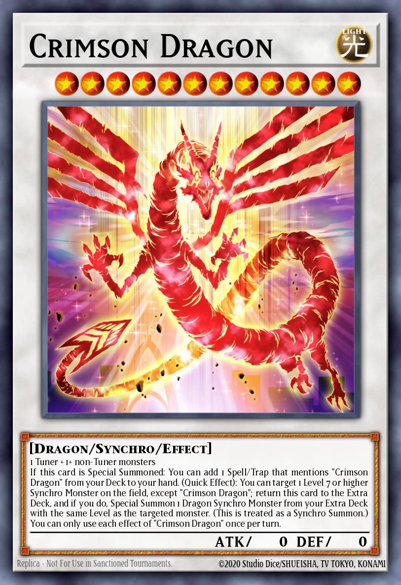 RA04-EN061 “Crimson Dragon" Choose Your Rarity