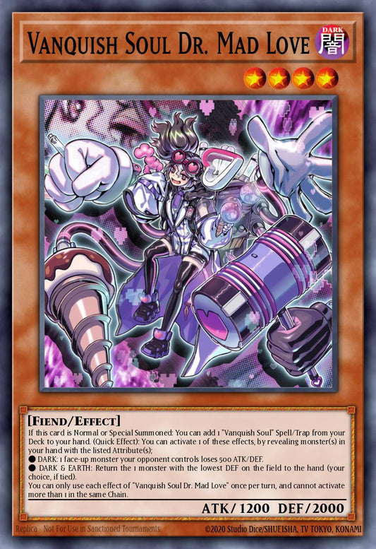 RA04-EN045 “Vanquish Soul Dr. Mad Love" Choose Your Rarity