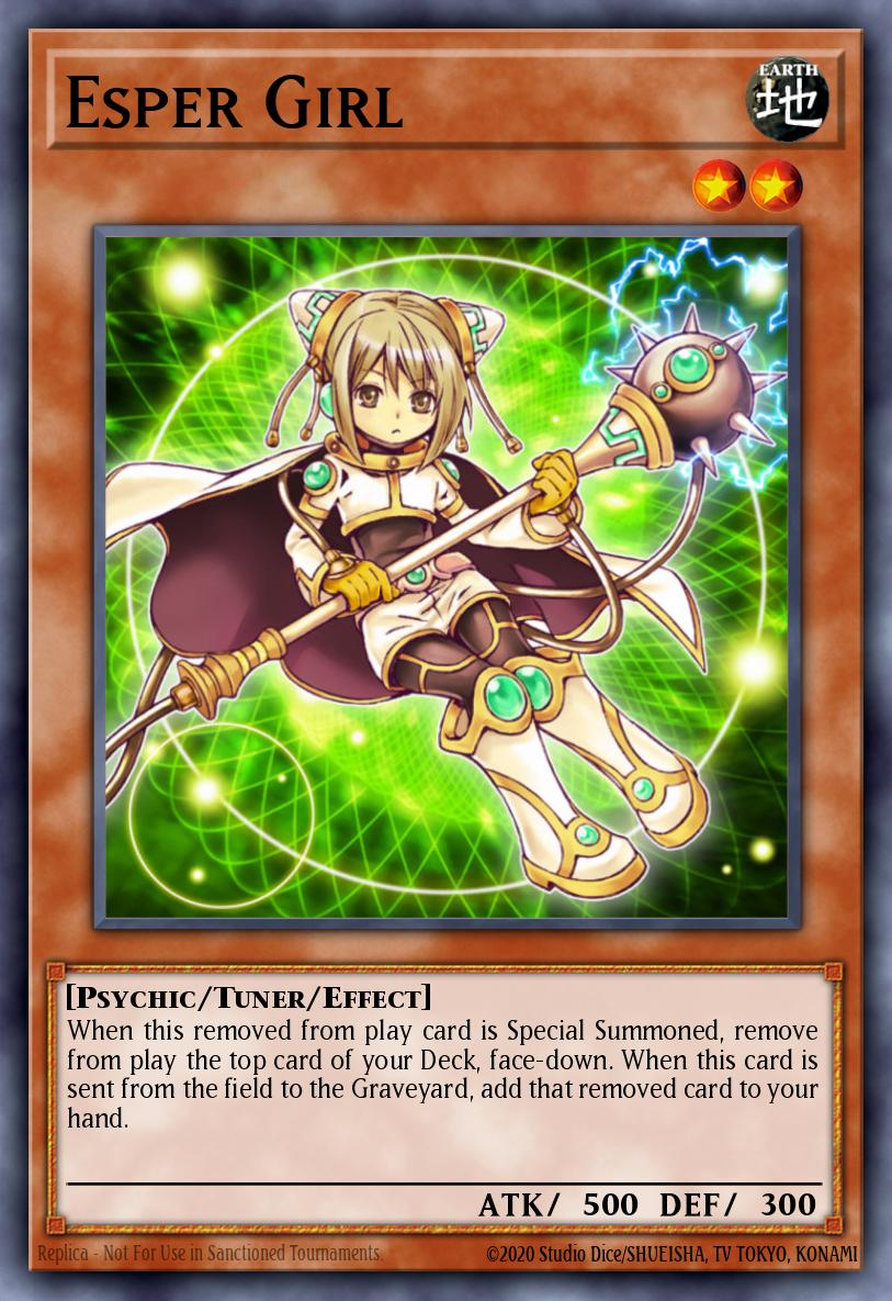 RA04-EN006 “Esper Girl" Choose Your Rarity