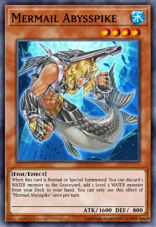 RA04-EN012 “Mermail Abysspike" Choose Your Rarity