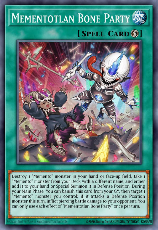 RA04-EN099 “Mementotlan Bone Party" Choose Your Rarity