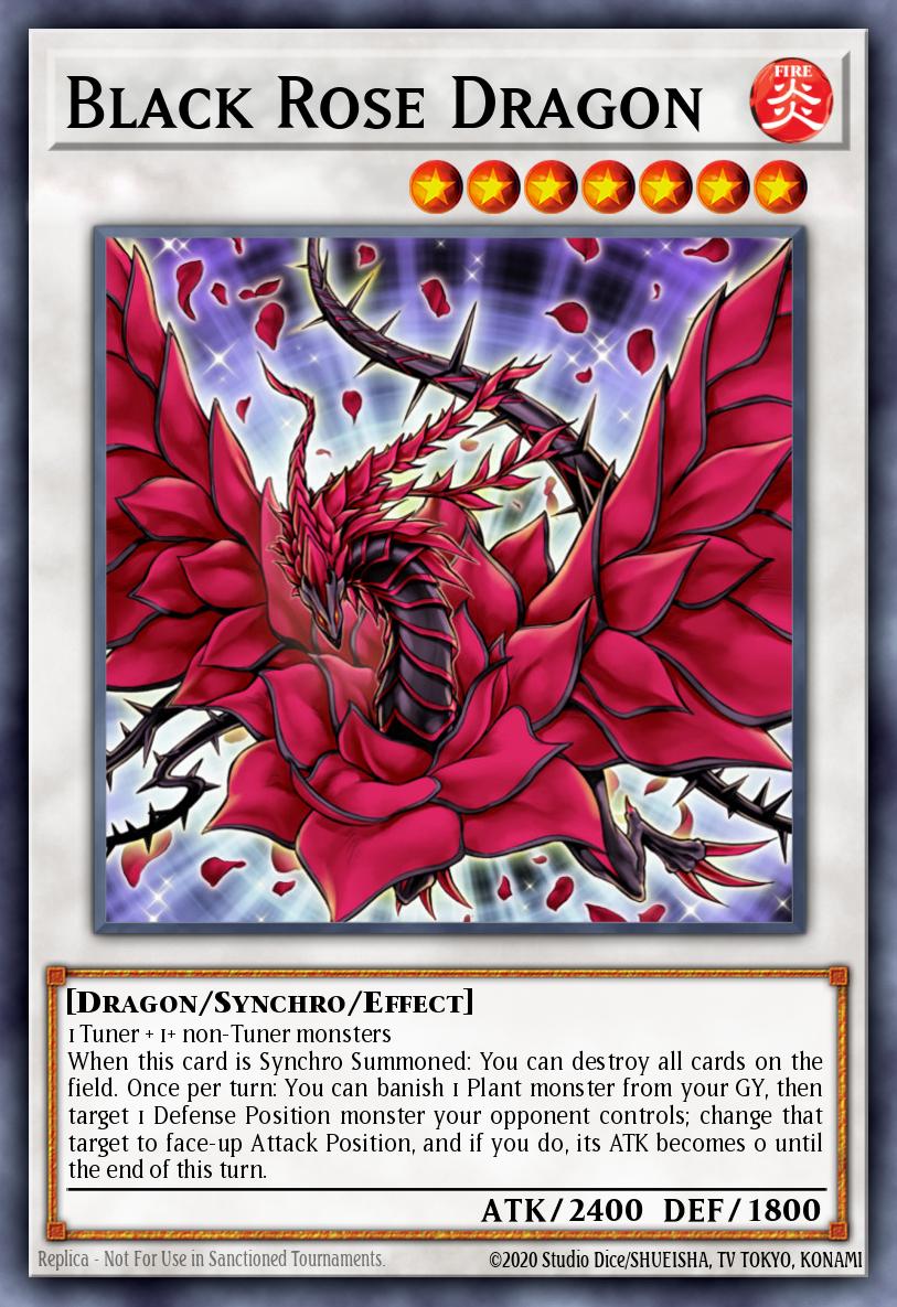 RA04-EN057 “Black Rose Dragon" Choose Your Rarity