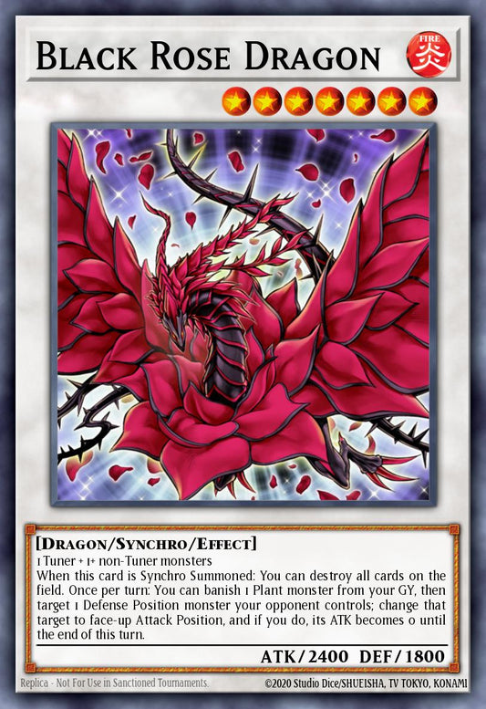 RA04-EN057 “Black Rose Dragon" Choose Your Rarity