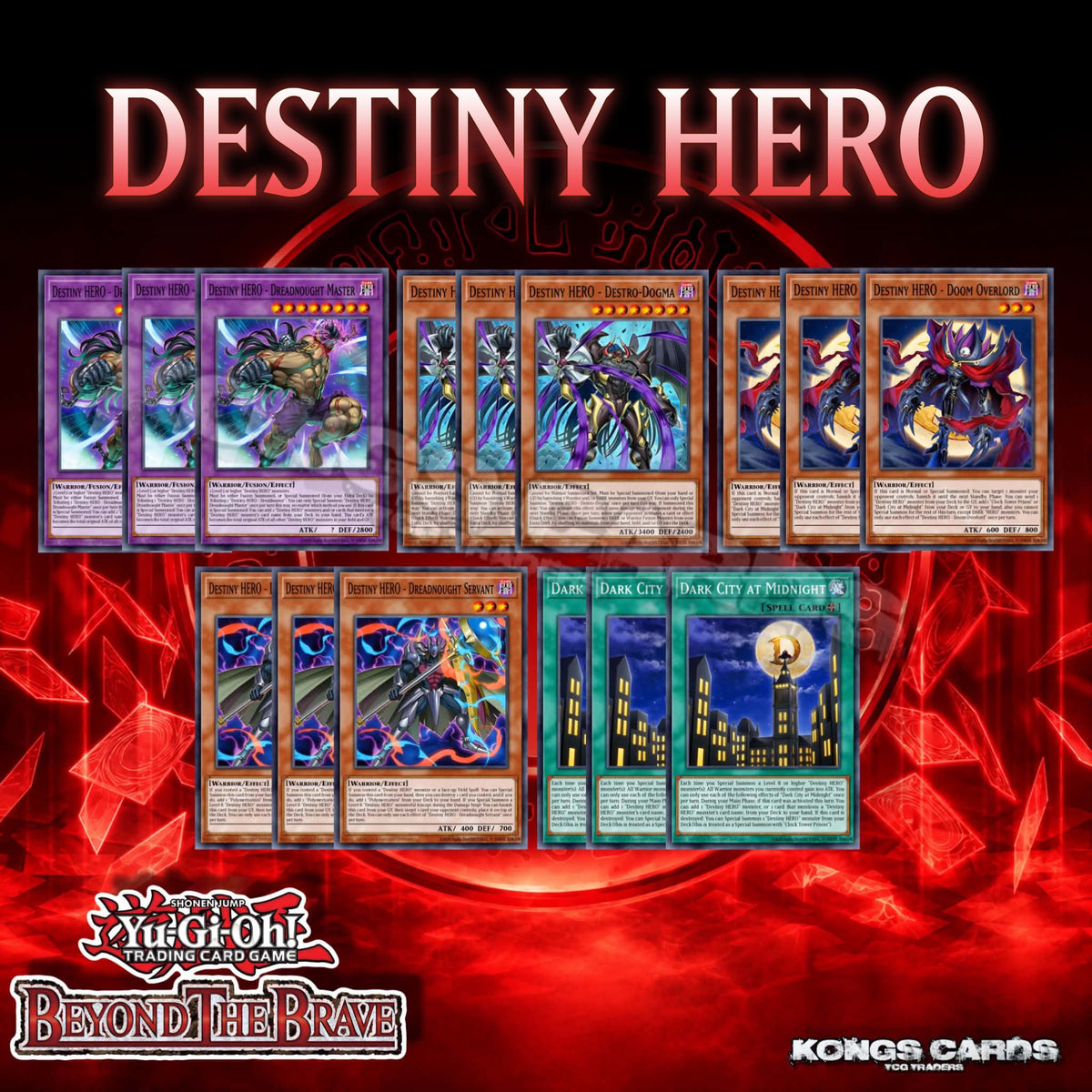 Destiny HERO Deck Core 15 Cards BETB