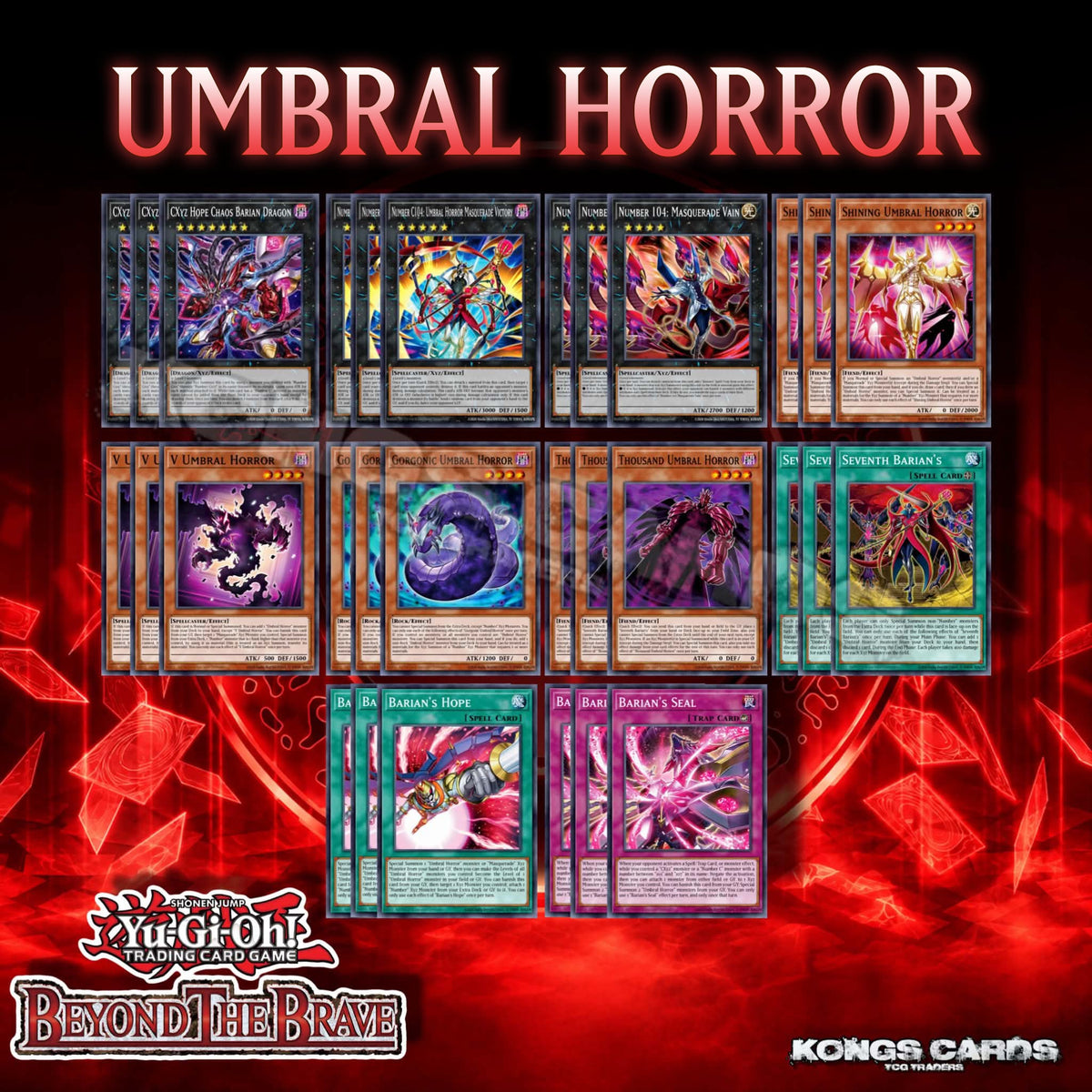 Umbral Horror Deck Core 30 Cards BETB