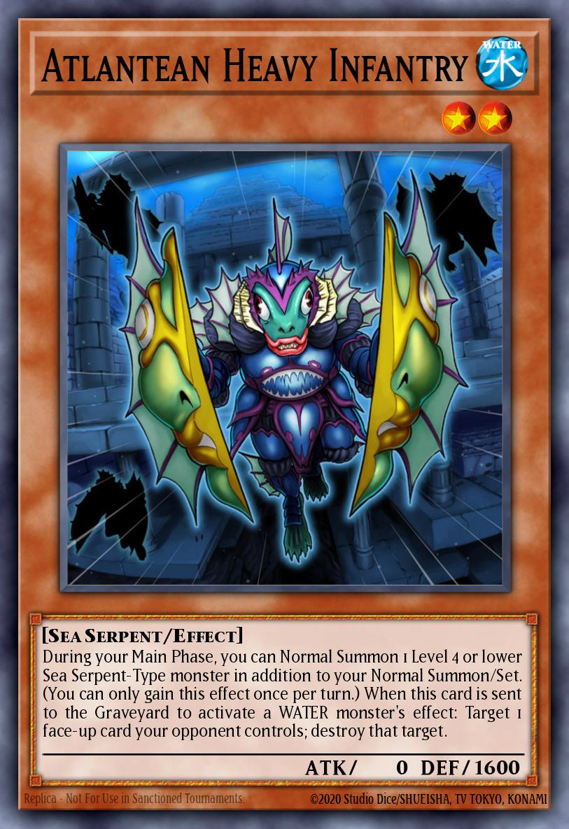 RA04-EN010 “Atlantean Heavy Infantry" Choose Your Rarity