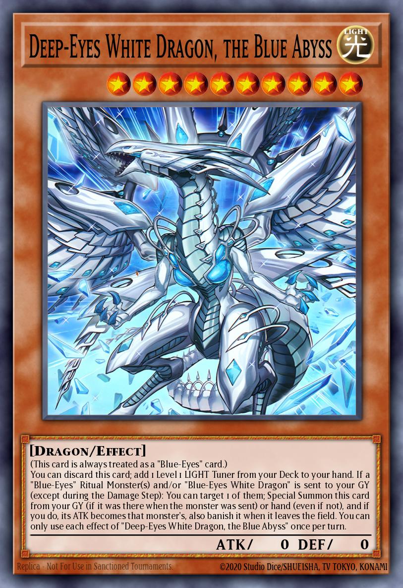 MAMS-EN002 "Deep-Eyes White Dragon, the Blue Abyss" Ultra Rare