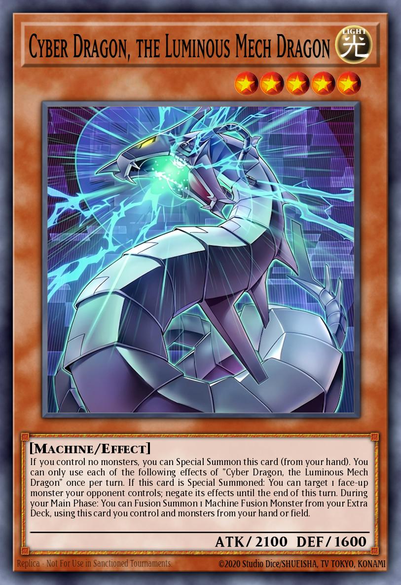 MAMS-EN005 "Cyber Dragon, the Luminous Mech Dragon" Ultra Rare