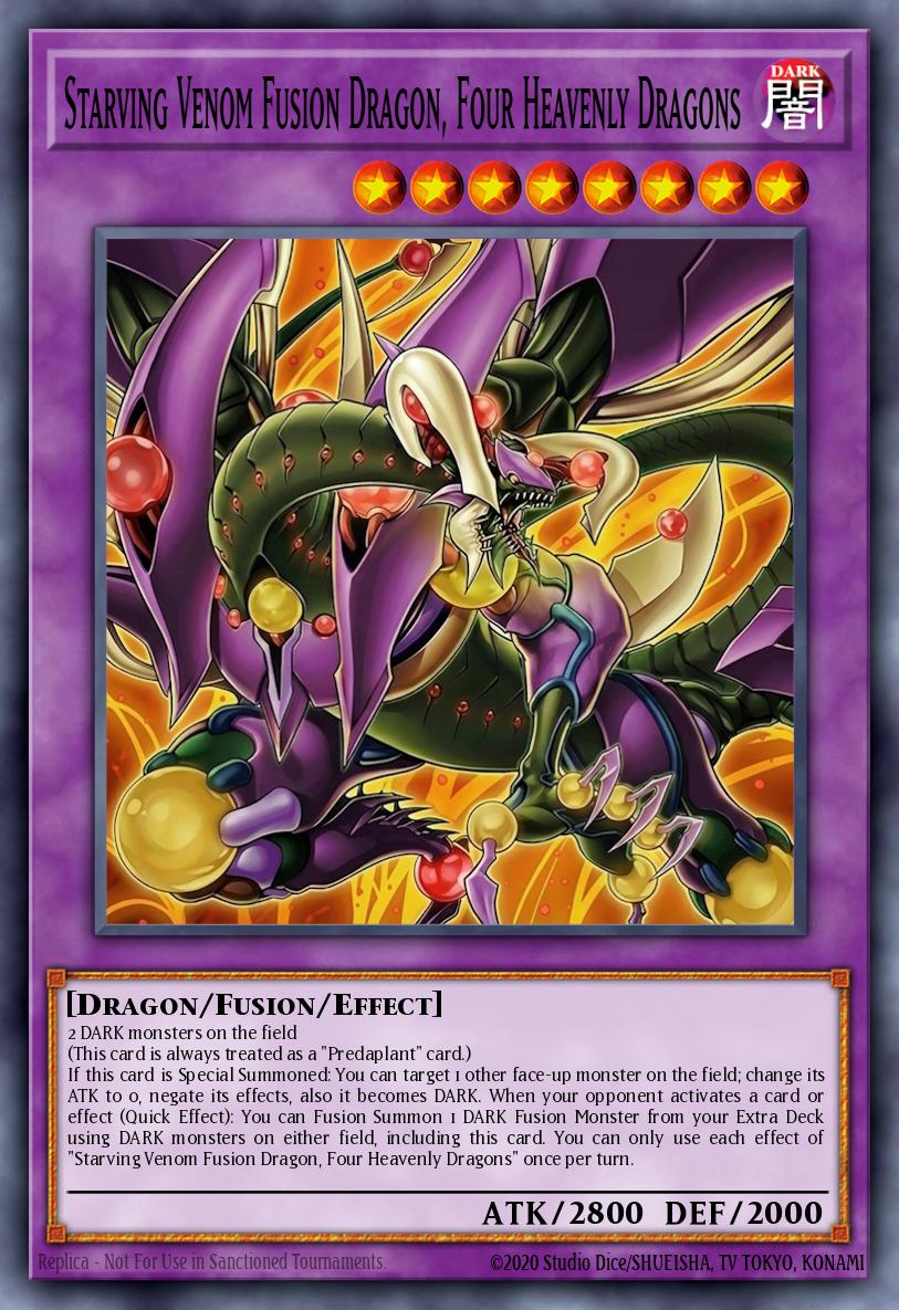 MAMS-EN013 "Starving Venom Fusion Dragon, Four Heavenly Dragons" Ultra Rare