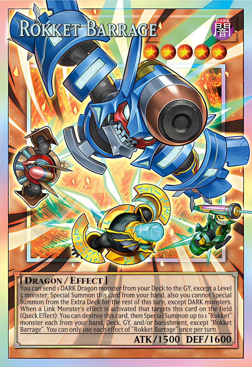 MAMS-EN017	"Rokket Barrage" Extended Art Ultra Rare