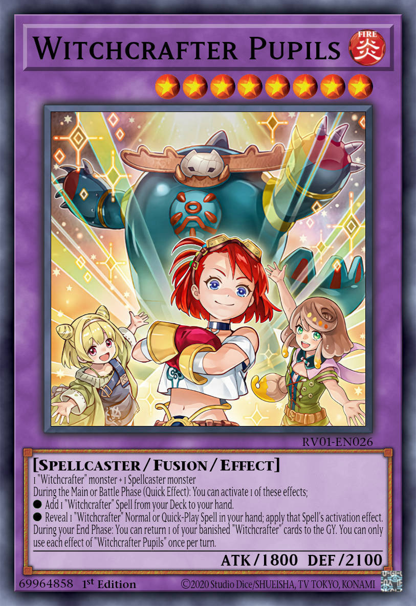 MAMS-EN "Witchcrafter Pupils" Secret Rare