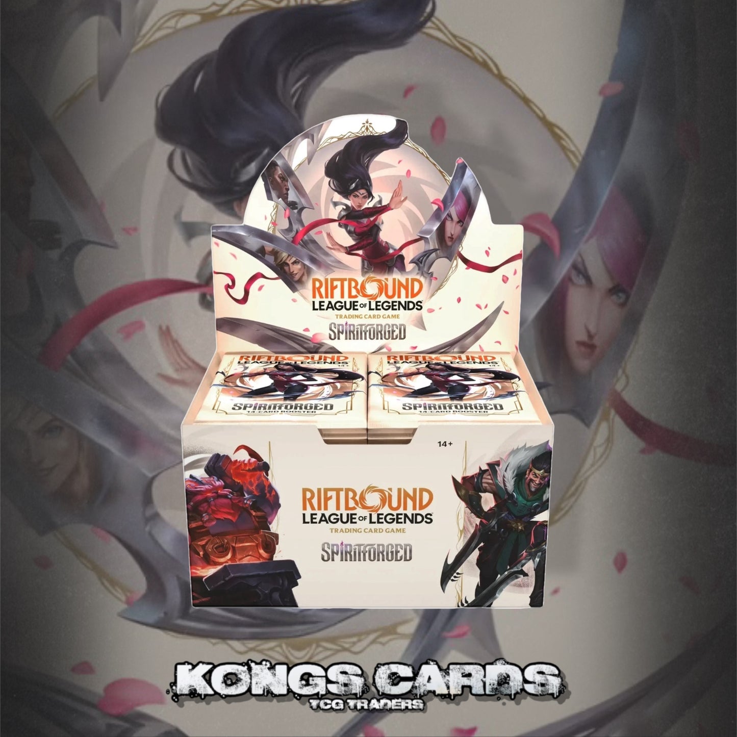 RIFTBOUND SPIRITFORGED LEAGUE OF LEGENDS - BOOSTER BOX CASE (6 BOXES, SEALED)