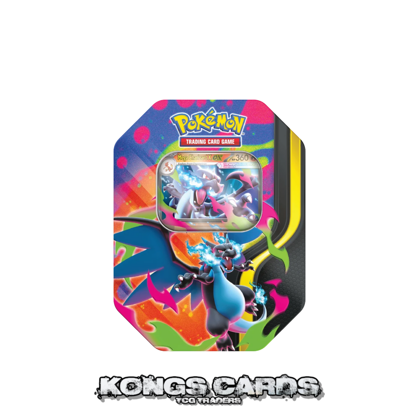Pokémon Mega Charizard Ex Tin - ARTWORK 2