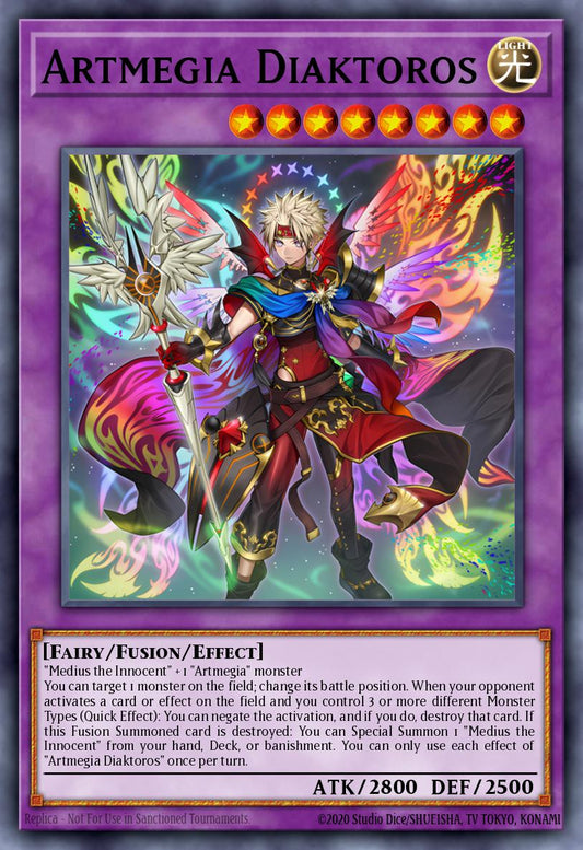 DUAD-EN032 "Artmage Diactorus" Secret Rare
