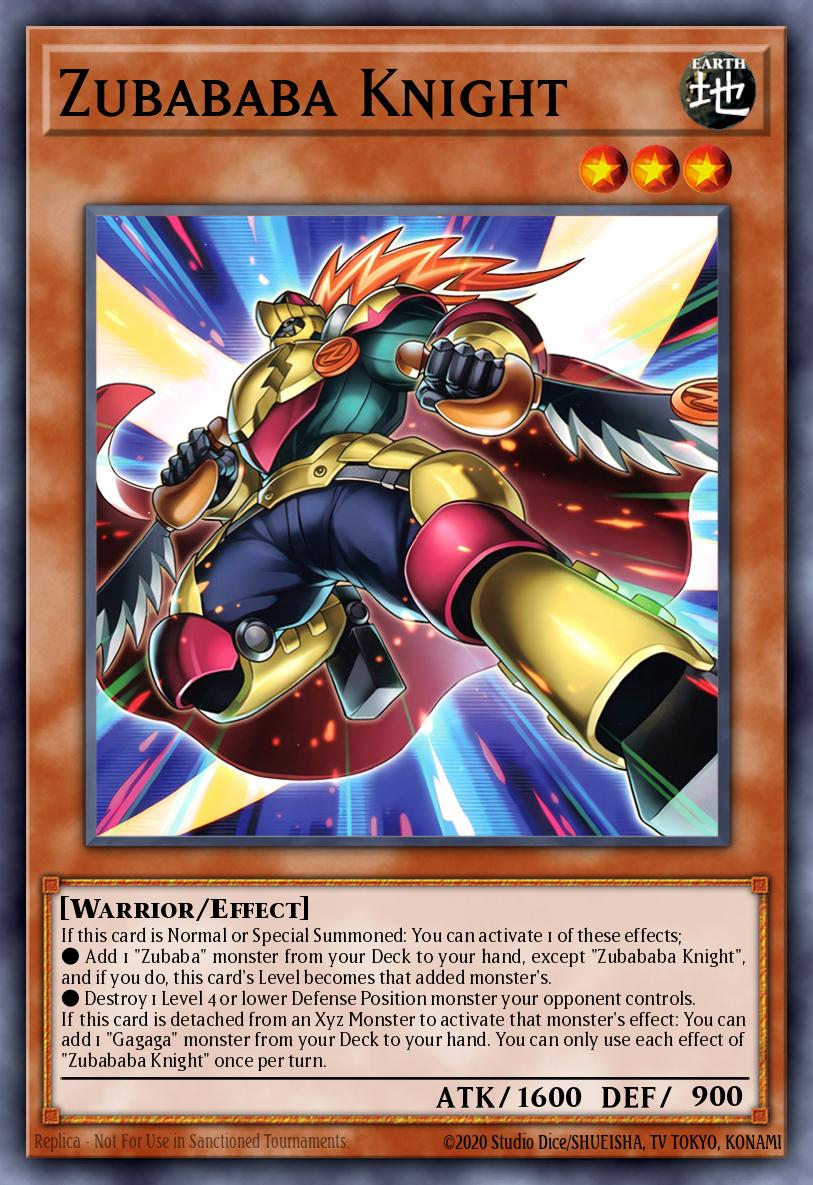 DUAD-EN001 "Zubababa Knight" Super Rare