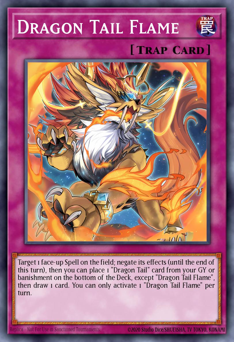 JUSH-EN011 “Dracotail Flame” Rare