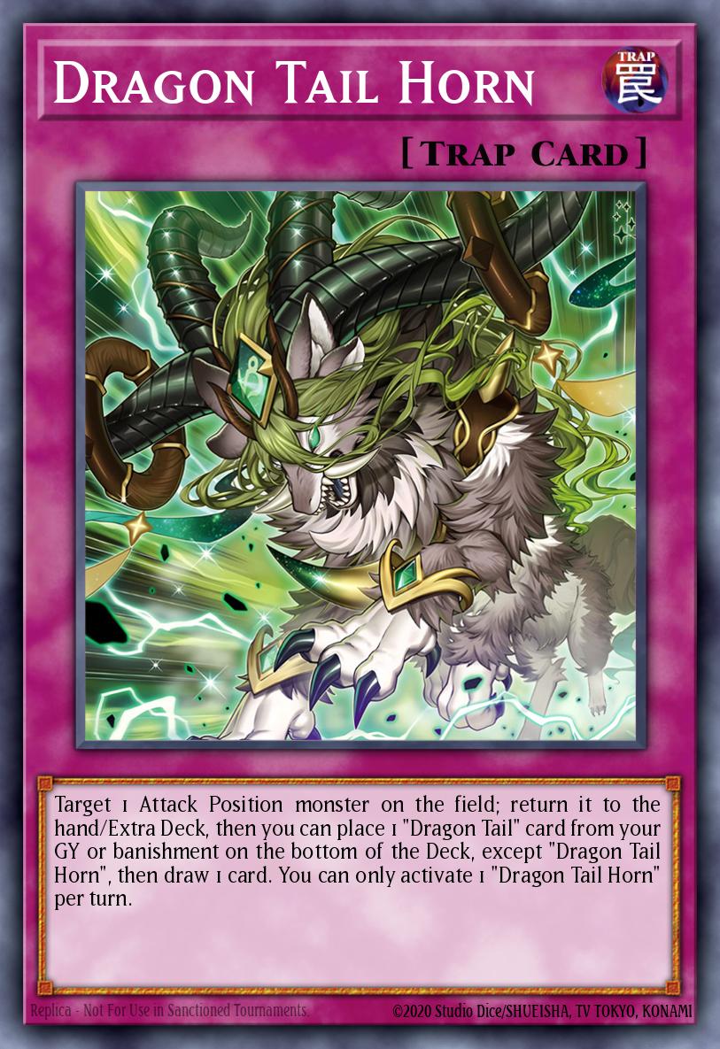 JUSH-EN010 “Dracotail Horn” Rare