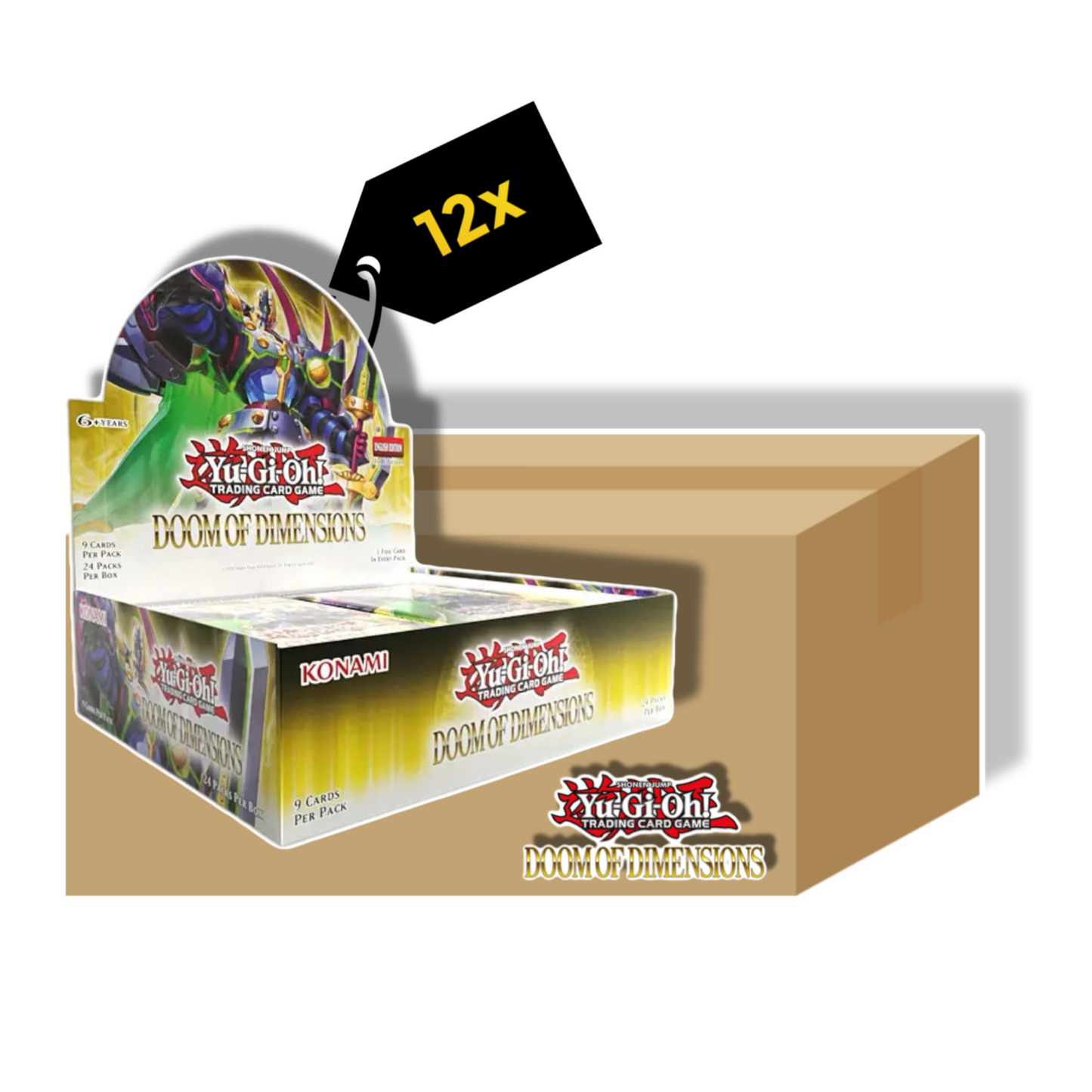 Yu-Gi-Oh! Doom of Dimensions CASE (12 Booster Boxes)