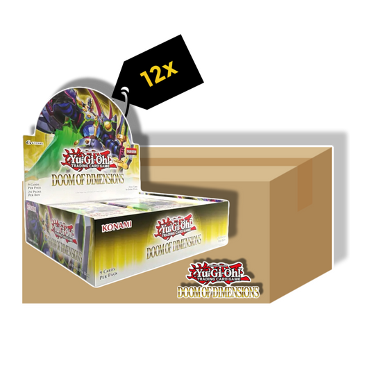 Yu-Gi-Oh! Doom of Dimensions CASE (12 Booster Boxes)