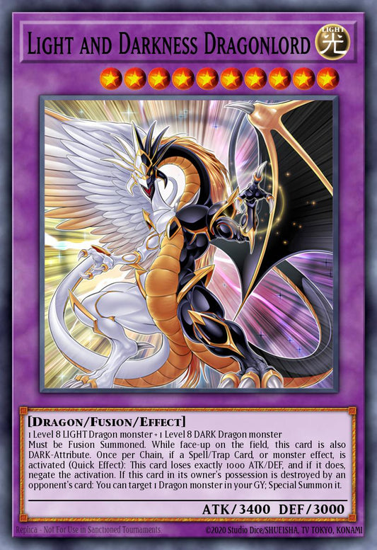 MP25-EN009 "Light and Darkness Dragonlord" Starlight Rare