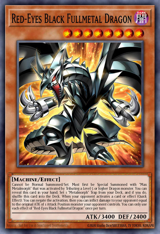 MP25-EN014 "Red-Eyes Black Fullmetal Dragon" Starlight Rare